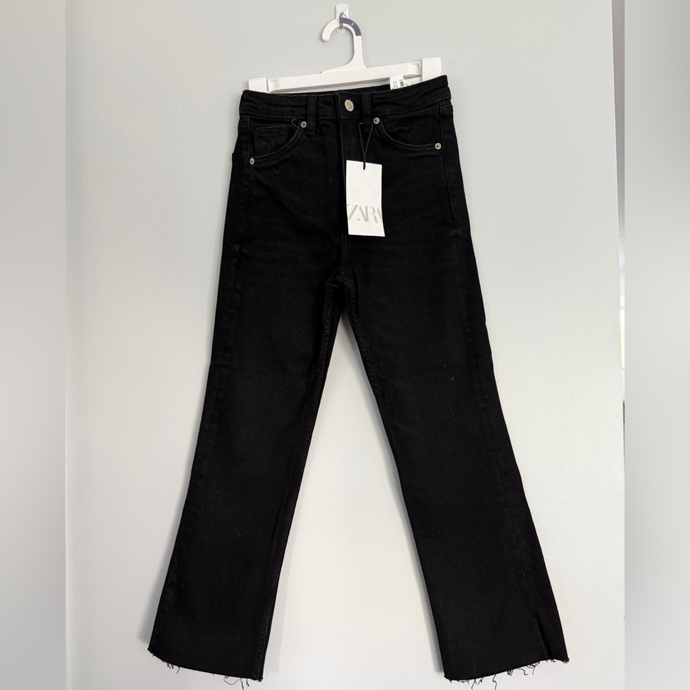 Zara Women's Black Ankle Jeans - Picture 1 of 5